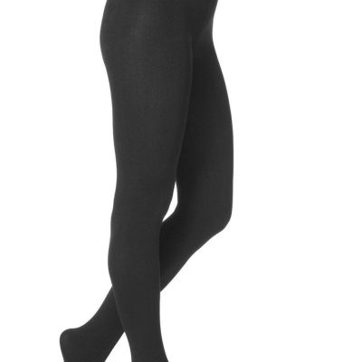 HUE Womens Brushed Tights Size:Small/Medium Color:Gray